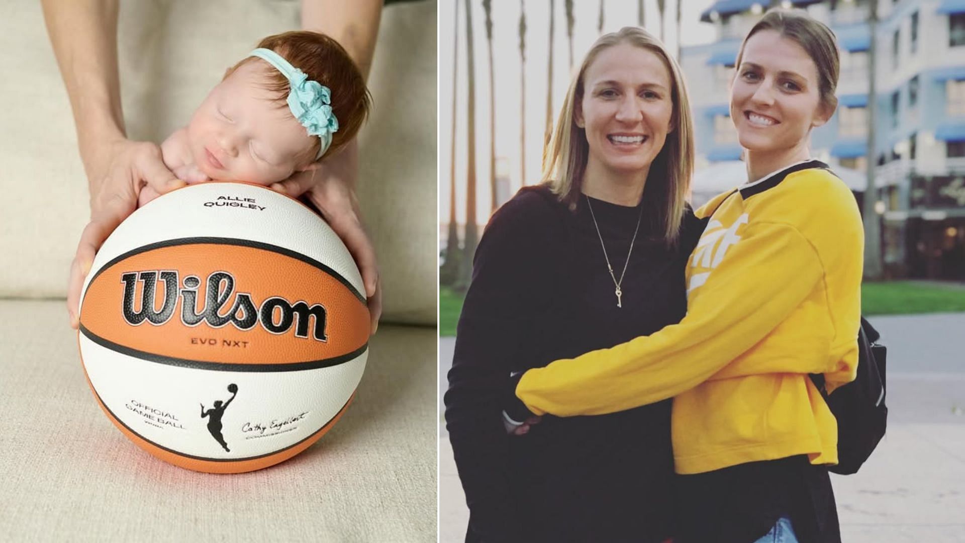 Aaliyah Edwards, Satou Sabally &amp; more react to Courtney Vandersloot and Allie Quigley