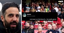 "Not even on the bench… he really gone", "Is a statement" - Fans react as Manchester United star dropped from squad for Villa clash