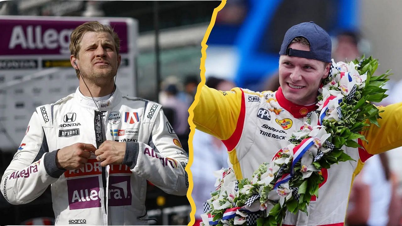 Marcus Ericsson and Josef Newgarden | Image via Getty