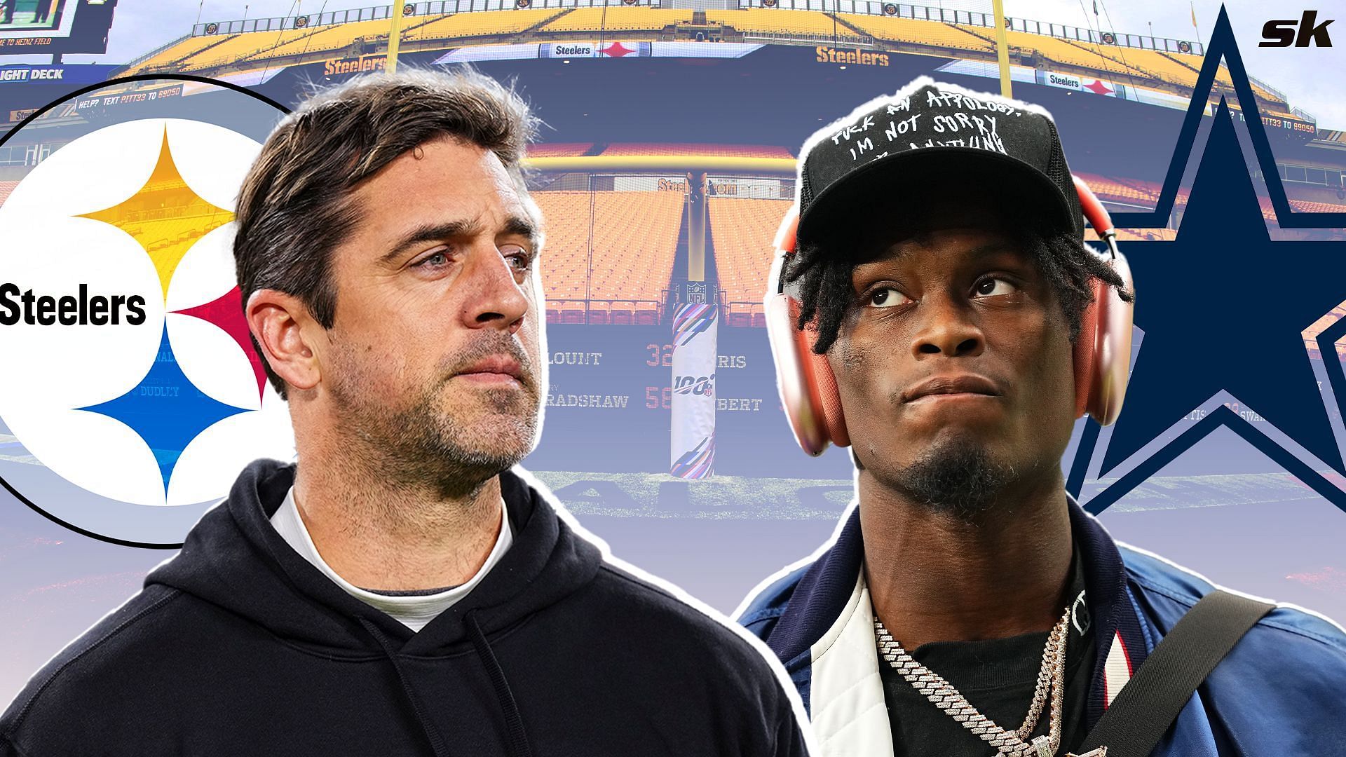 Aaron Rodgers - George Pickens - Pittsburgh Steelers