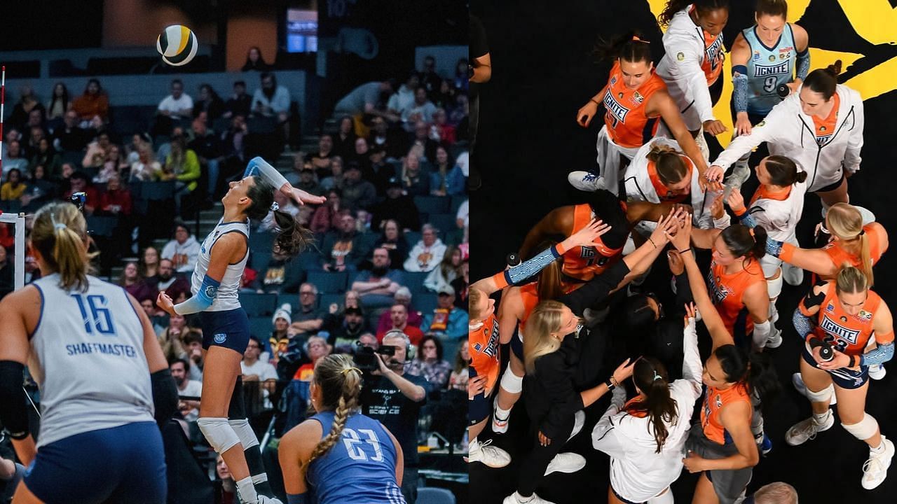 Orlando Valkyries and Indy Ignites (Image via; Valkyries and Ignites