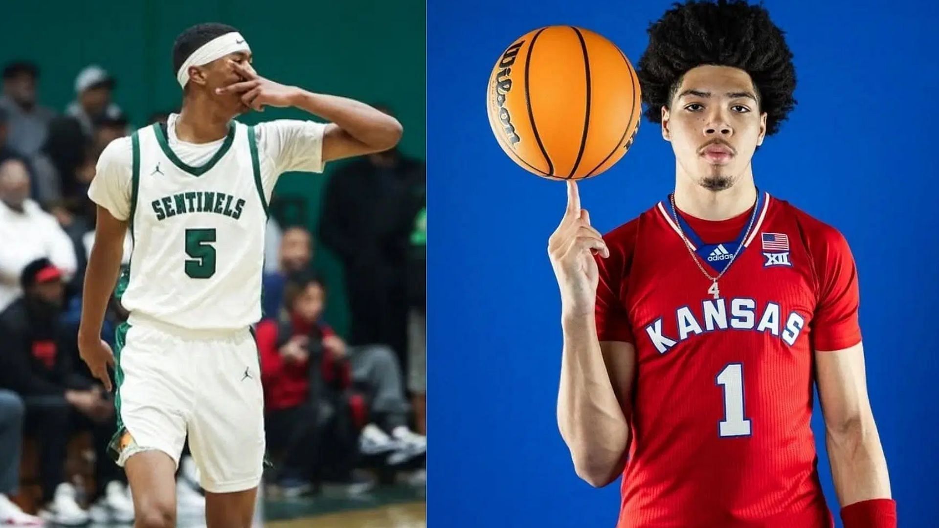 Jason Crowe Jr. reacts as Notre Dame school