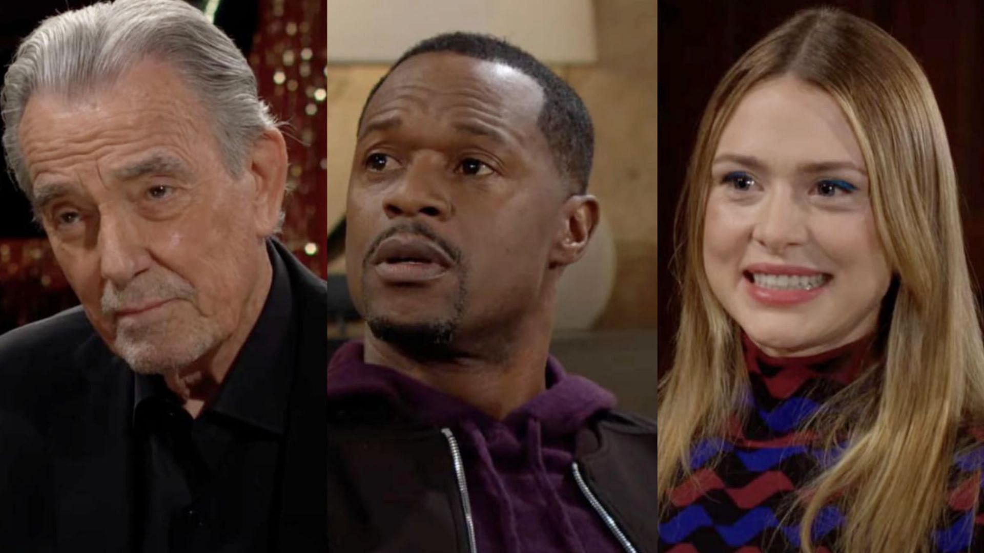 Victor, Damian and Claire (Image via Youtube / Y&amp;R INSIDER)