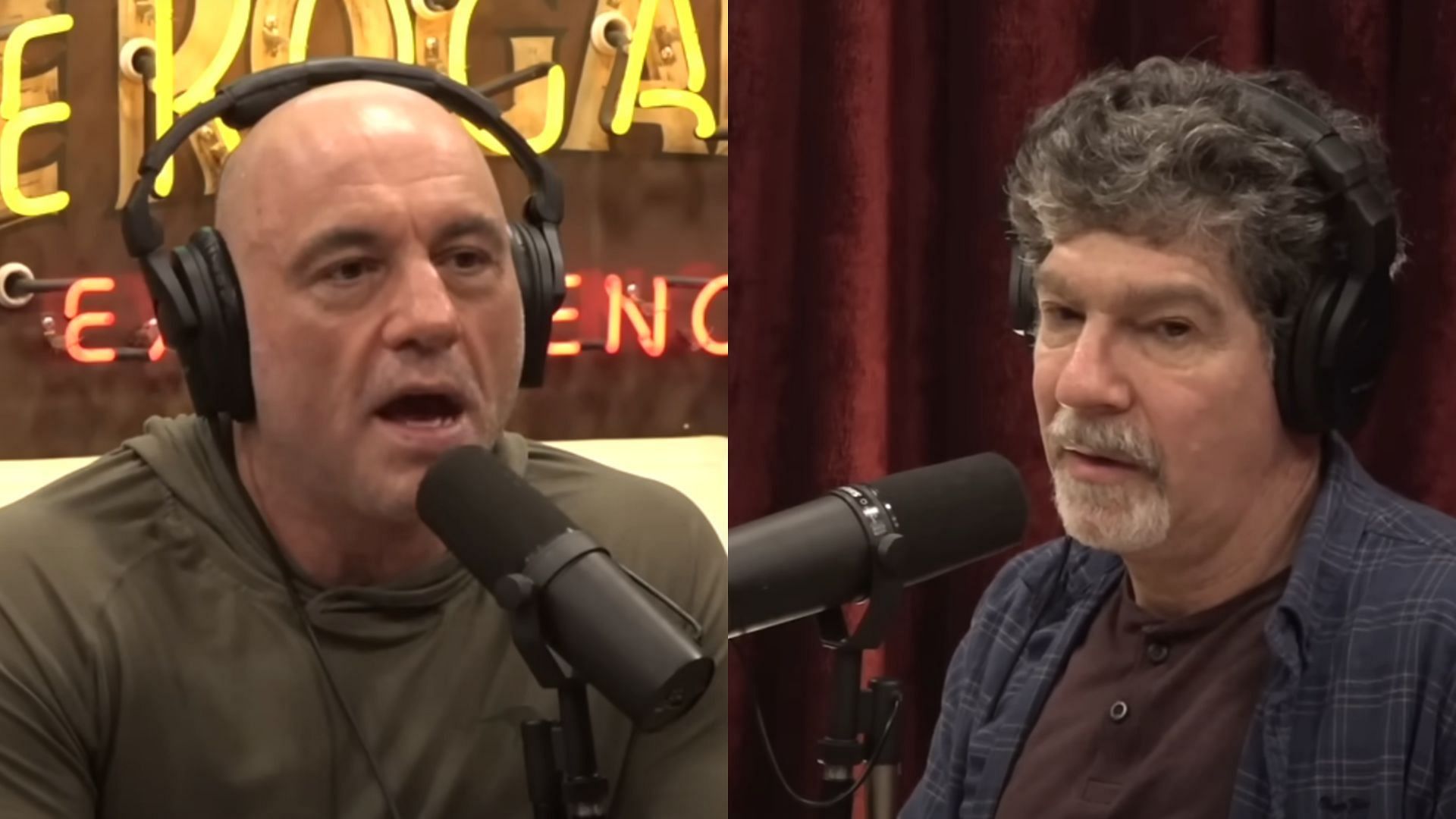 Joe Rogan (left) reflects on discussing COVID-19 with Bret Weinstein (right) that triggered massive backlash. [Images courtesy: PowerfulJRE on Youtube]