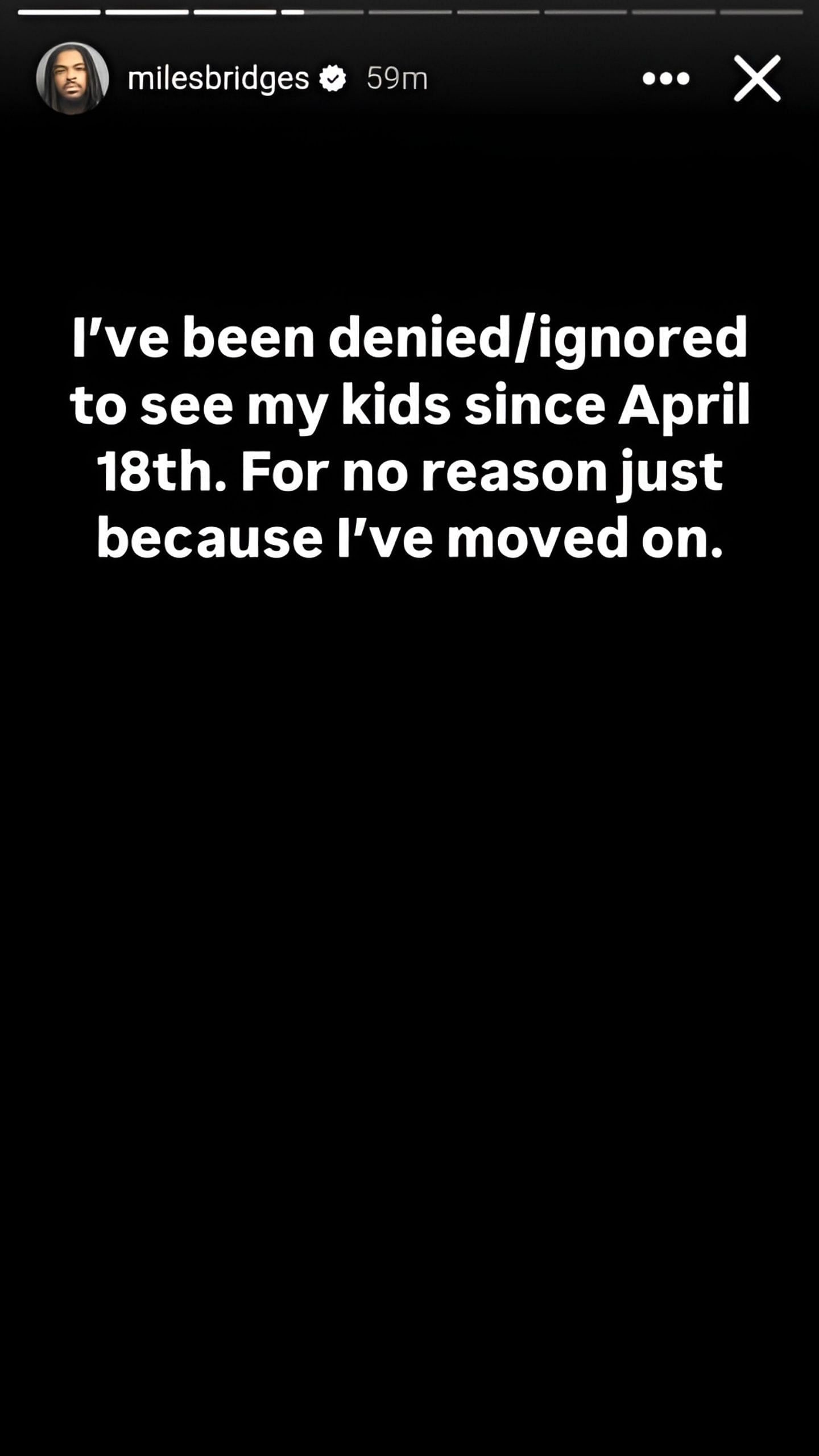 [Credit: IG/@milesbridges]