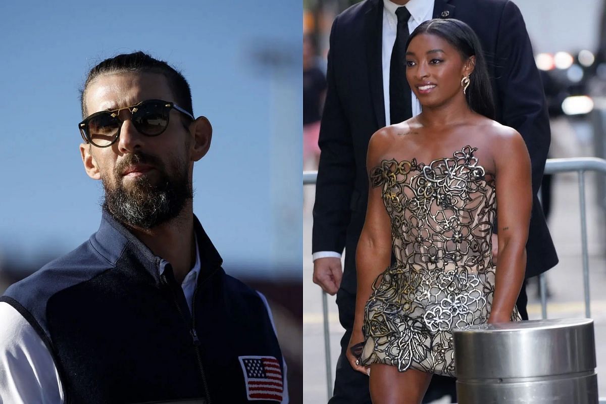 American swimmer, Michael Phelps and gymnast, Simone Biles - Source: Getty