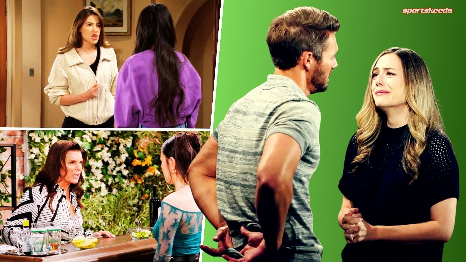 A still from The Bold and The Beautiful (Custom cover edited by Sportskeeda, images via CBS)