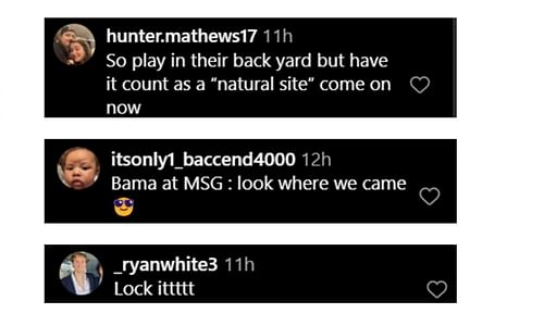 Screenshot, via Instagram (Source: @bamaseccountry/Instagram)