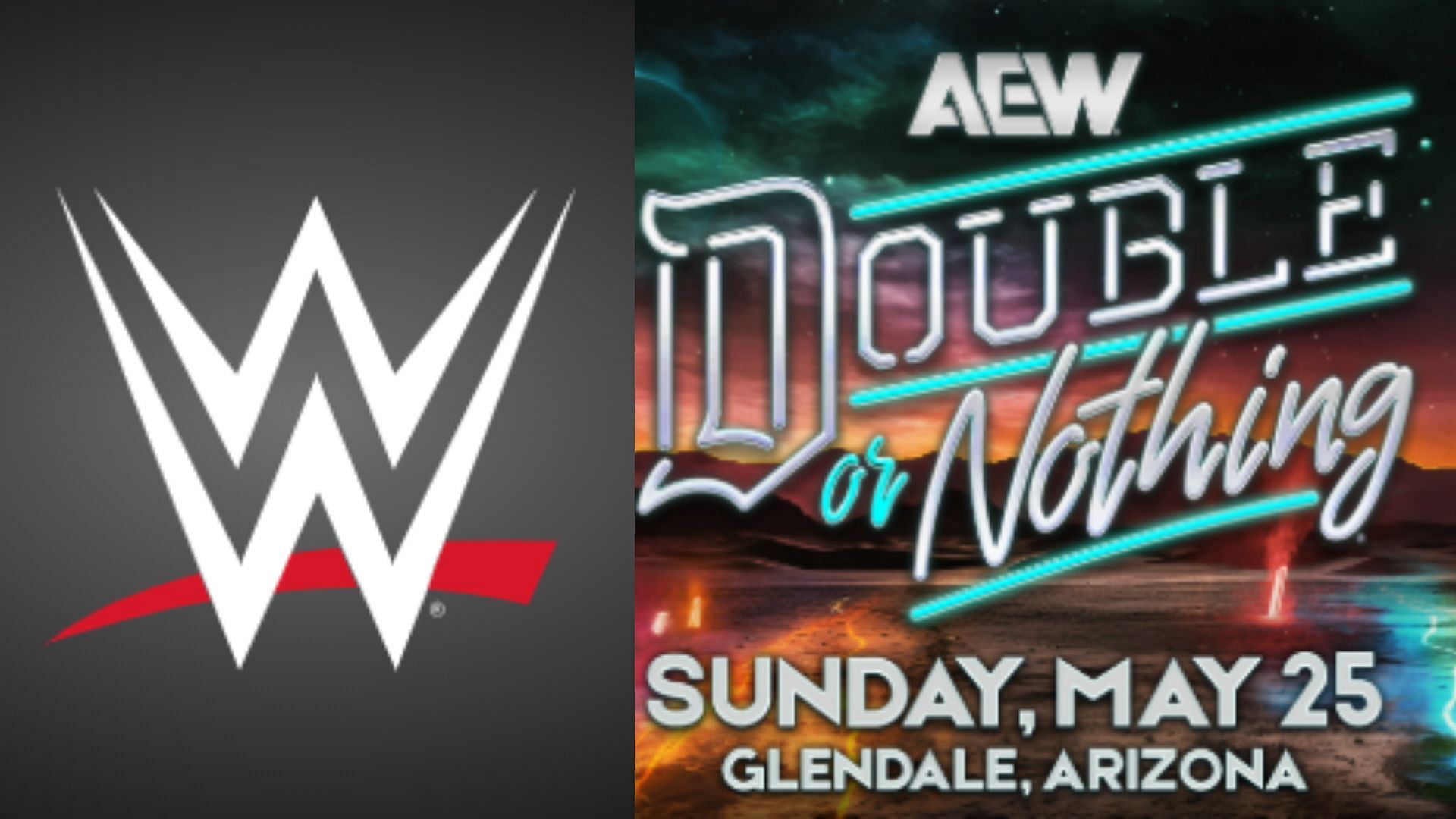 AEW Double or Nothing witnessed the return of a budding star [Image Credits: WWE, AEW (official websites)]