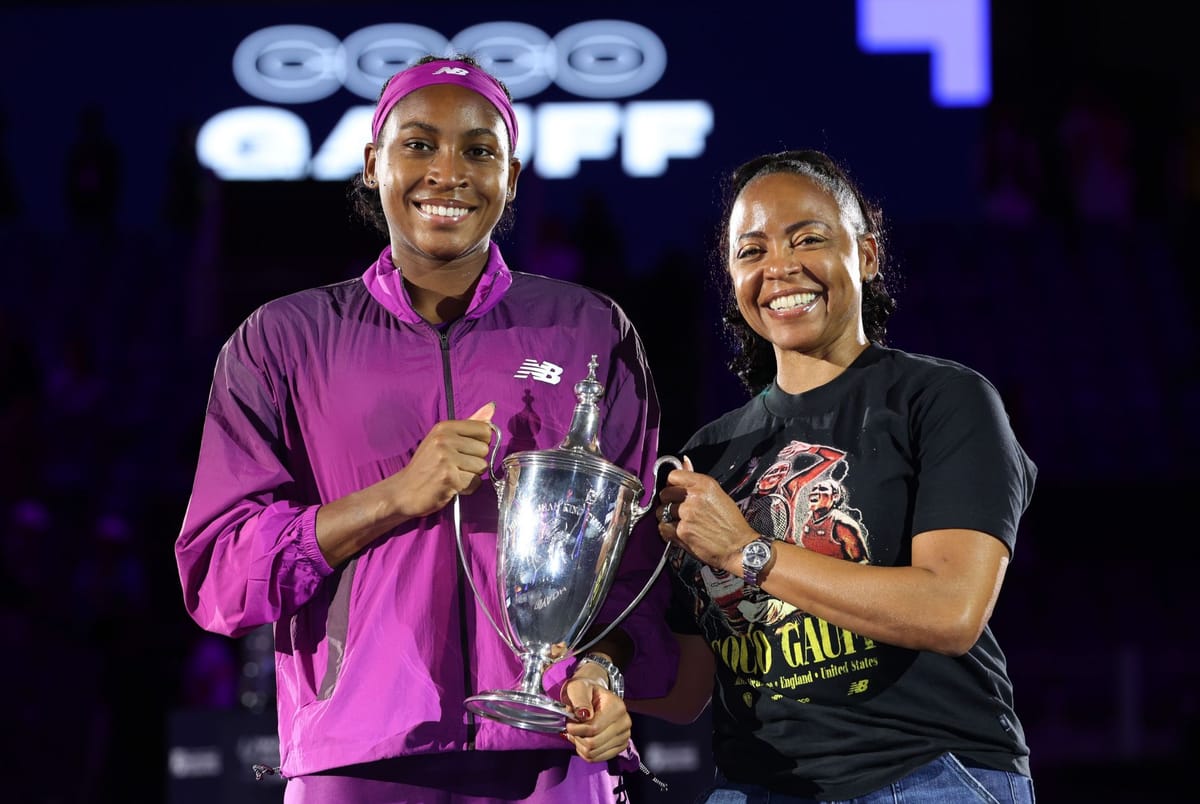Despite daughter's loss, Coco Gauff's mother Candi all smiles with