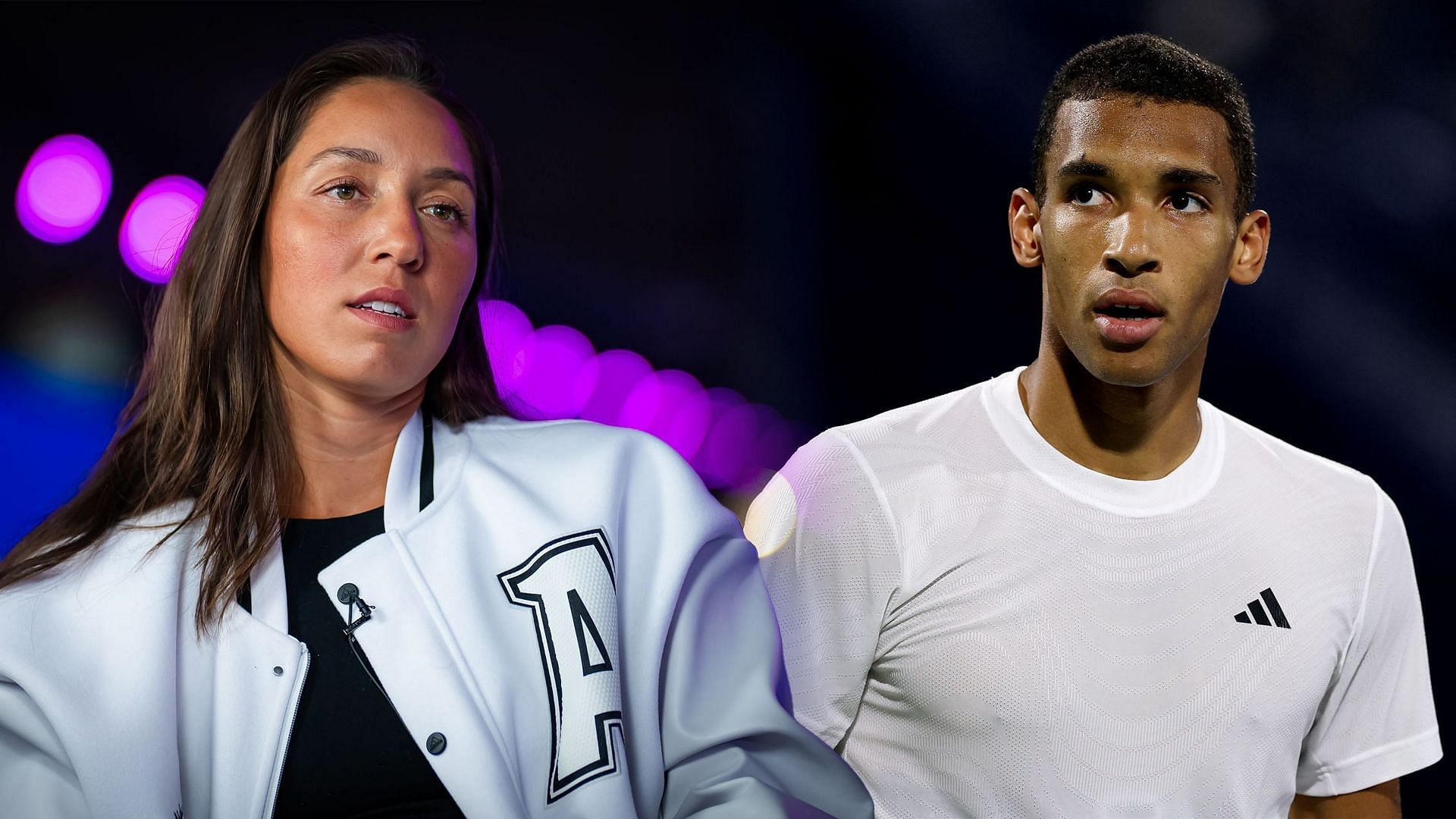 Jessica Pegula and Felix Auger-Aliassime on tour - Image Source - Getty 