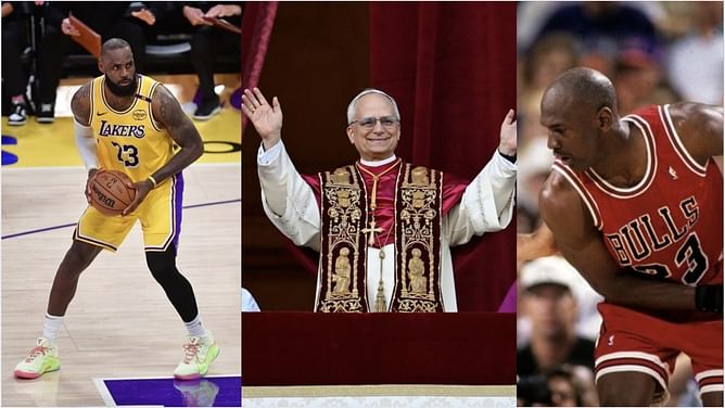 "Probably 1st pope to believe Jordan's the GOAT": Fans speculate whether Chicago’s Leo XIV is a LeBron James fan or Michael Jordan fan