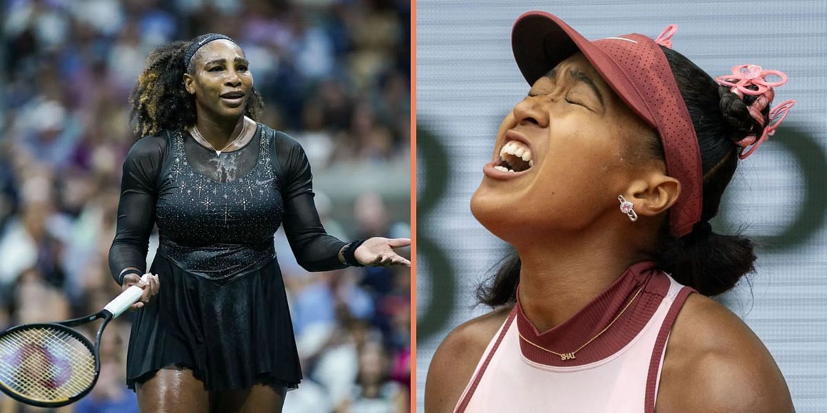 Serena Williams (left), Naomi Osaka (right), Sources: Getty