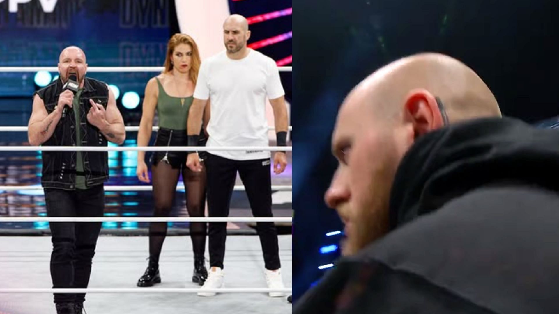 There might be a bidding war for a huge name in wrestling. (Images via AEW YouTube and AEW Instagram) 