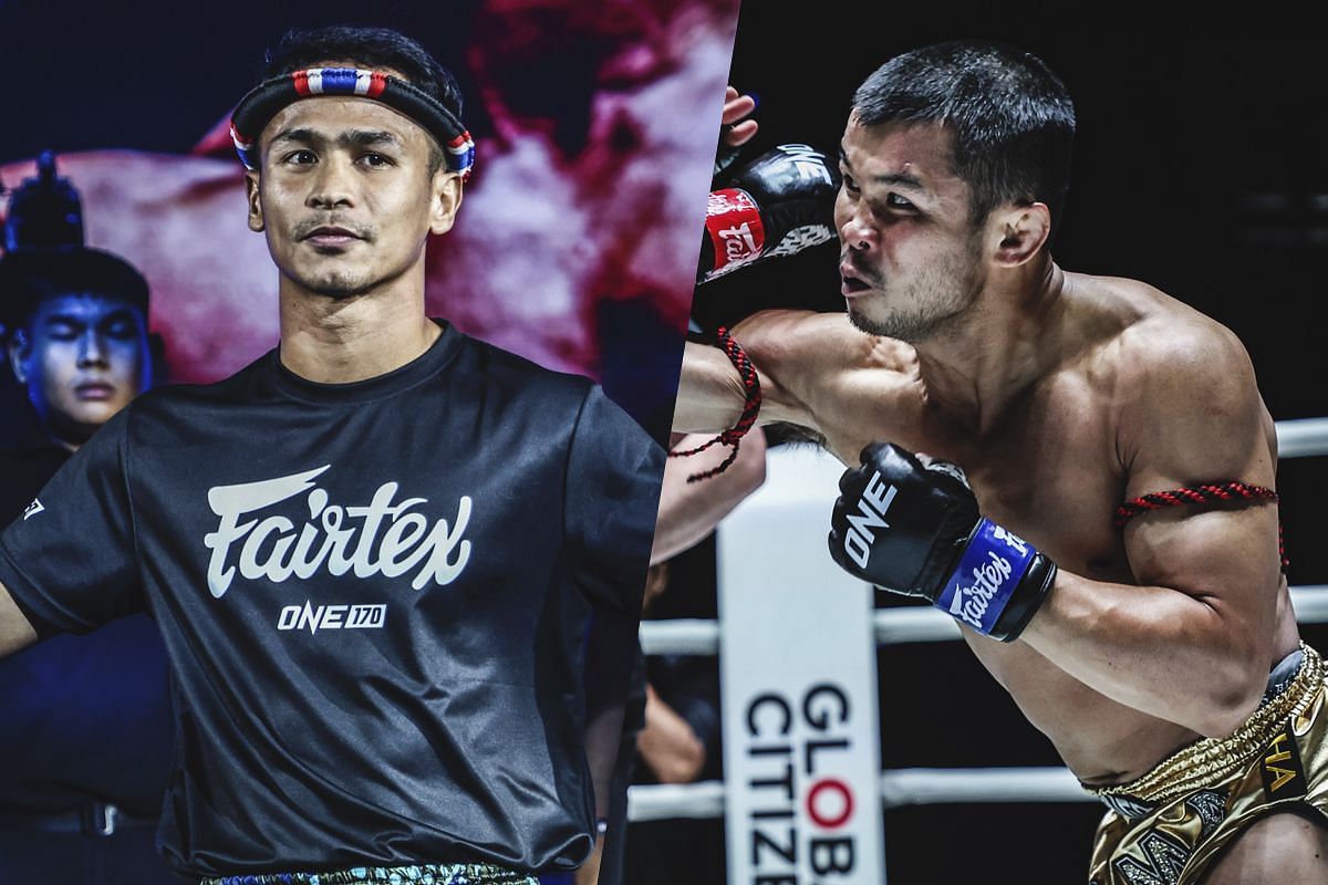 Superbon (left) and Nong-O (right). [Photos from ONE Championship]