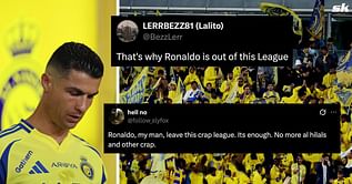 “That’s why Ronaldo is out of this league”, “Leave this crap” - Fans furious with Saudi Pro League for award decision against Cristiano Ronaldo
