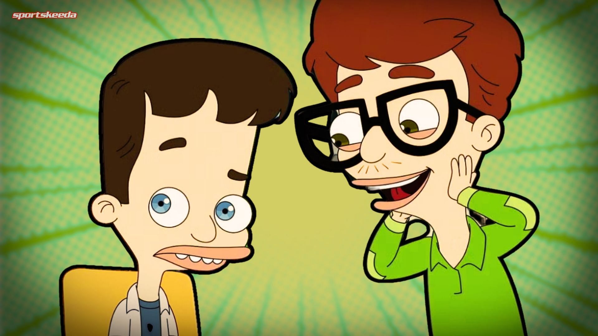 Nick and Andrew, the heart of Big Mouth season 8, share one last moment of friendship. (Image via Netflix)