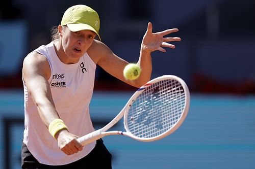Iga Swiatek at the Mutua Madrid Open Day Ten - (Source: Getty)