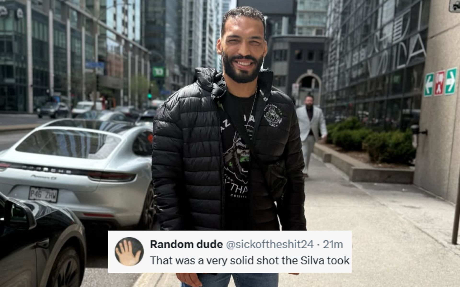 Fans react to a fighter