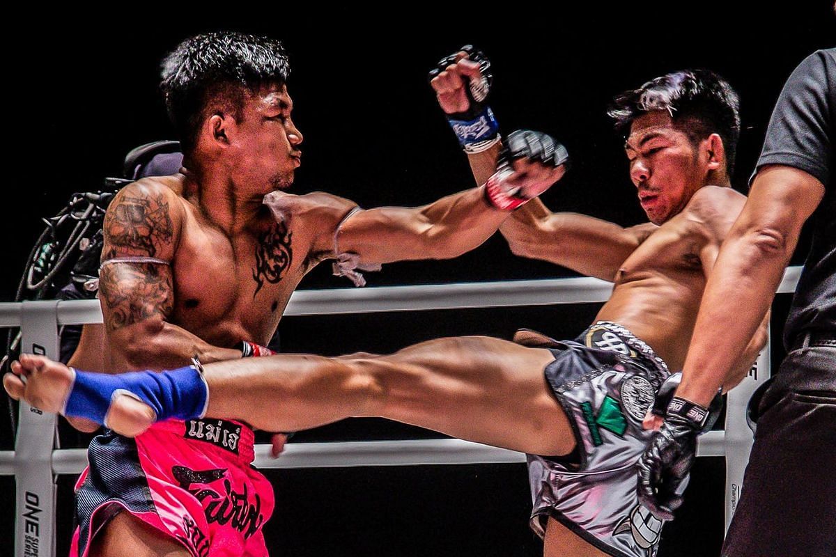 Rodtang (left), Petchdam (right) [Photo via ONE Championship]
