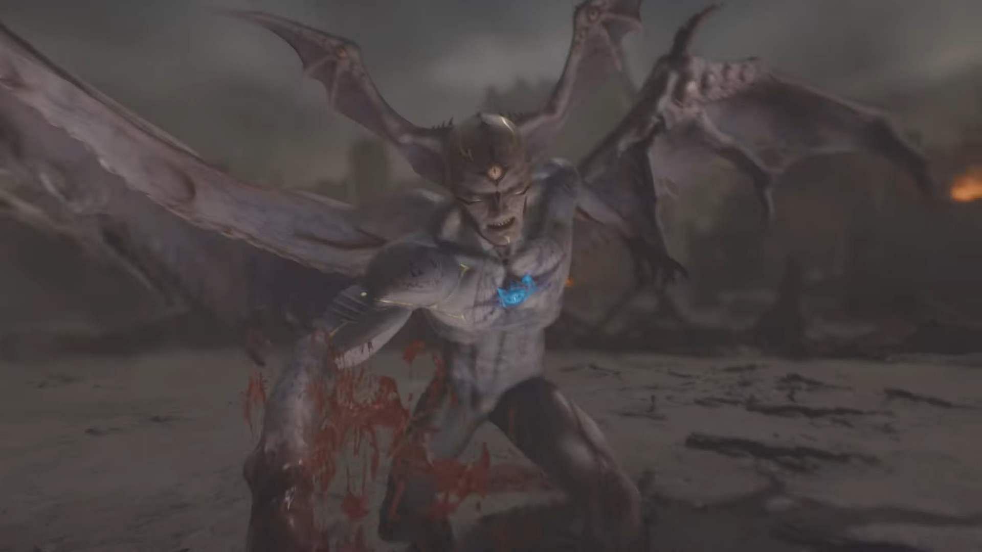 A still of Ahzrak putting their blade into Slayer&#039;s body (Image via Sportskeeda Gaming/Bethesda Softworks)