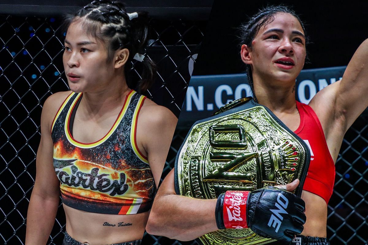 Stamp Fairtex and Allycia Hellen Rodrigues - Photo by ONE Championship