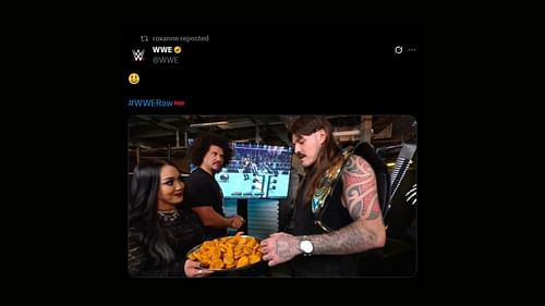 Roxanne Perez shares a photo with Dominik Mysterio! [Image credit: WWE.com]