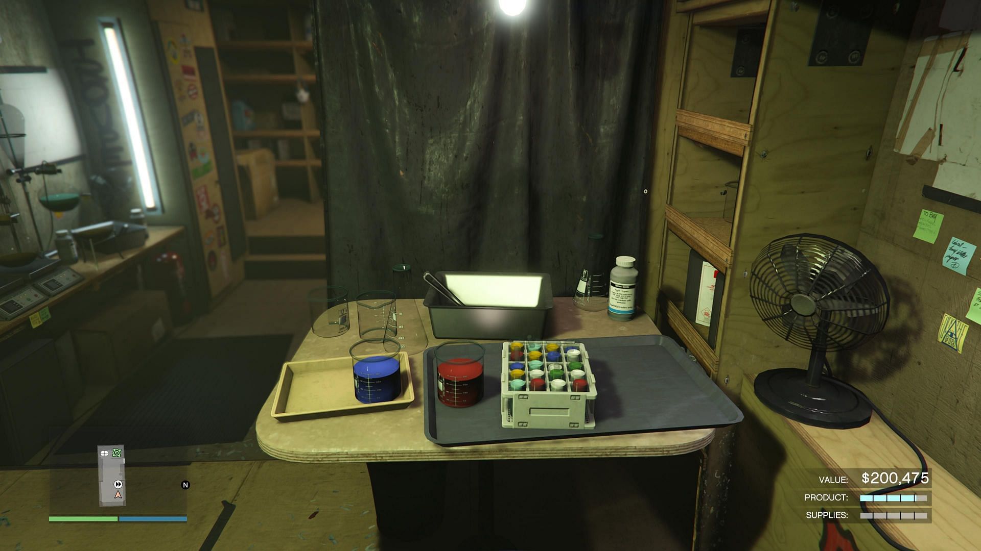 GTA Online Acid Lab guide: Stand near this equipment in the lab to activate the speed boost (Image via Rockstar Games)