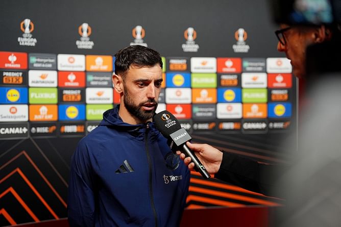 "Do you know the rules?" - Bruno Fernandes hits back at reporter for saying Athletic Club star didn't deserve red card against Manchester United