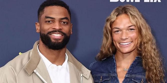 Anna Hall shares glimpses of first F1 visit with boyfriend Darius Slayton ahead of debut Grand Slam Track appearance