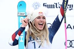Lindsey Vonn shows off her tennis skills amid skiing off-season