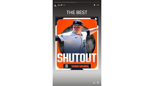 Flaherty makes his feelings known about Skubal's dominant outing (@jflare/Instagram)