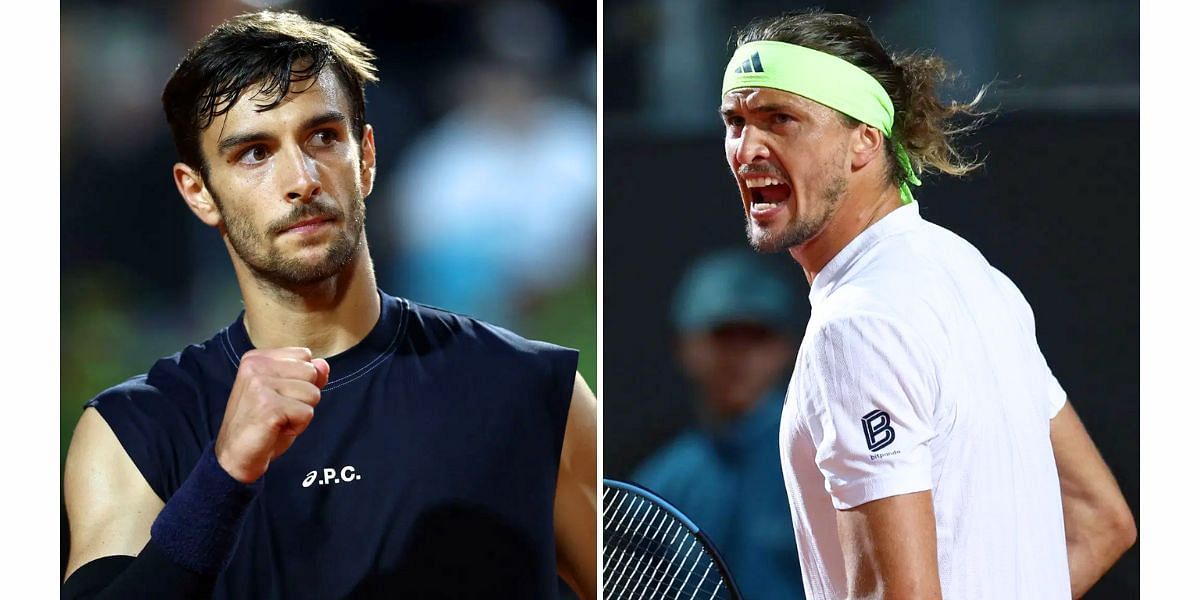 Lorenzo Musetti (L) and Alexander Zverev (R) (Image Source: Getty)