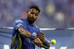 Hardik Pandya poses with Wankhede groundstaff after MI seal playoff spot with huge win over DC in IPL 2025 match [Watch]