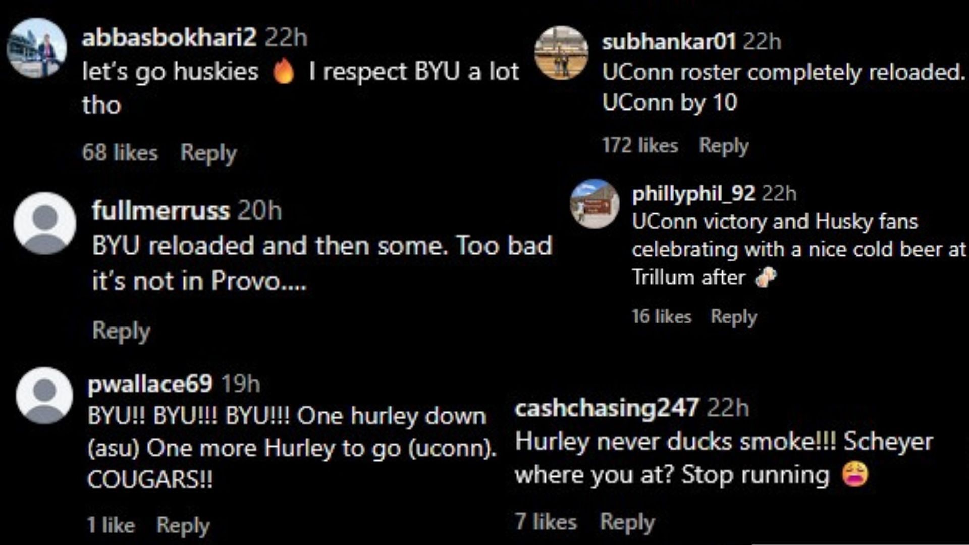 Image via the comments of the Instagram post.