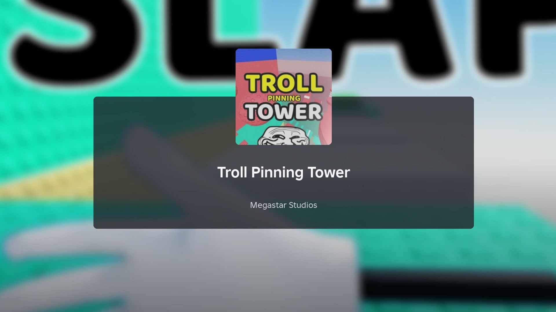 Troll Pinning Tower loading screen