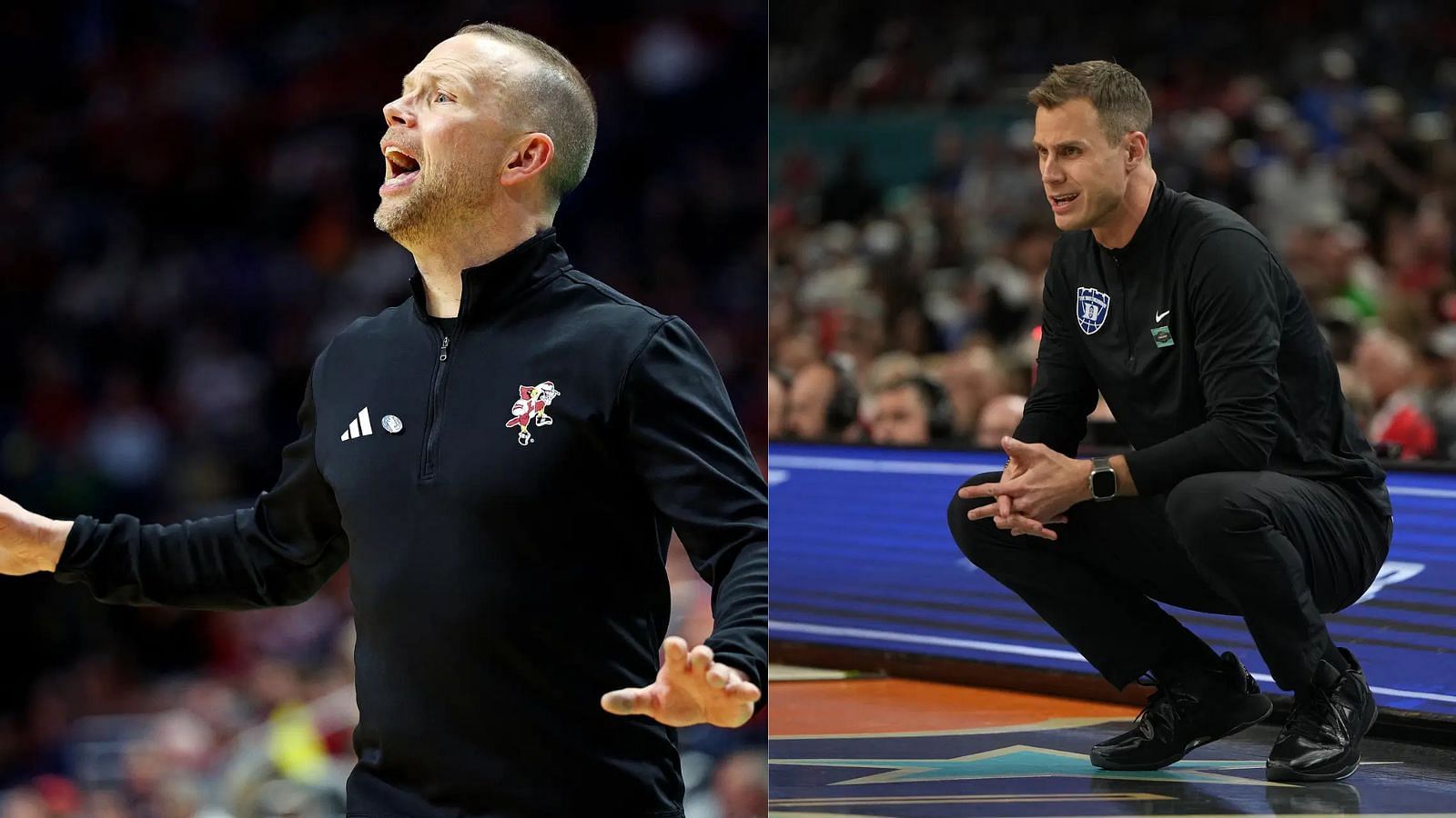Pat Kelsey and Jon Scheyer are two coaches who will rely on international recruits next season. (Photo Credits: IMAGN)