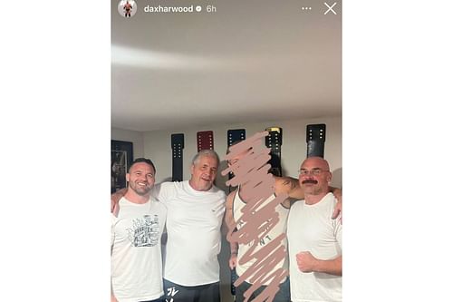 Dax Harwood's Instagram Story