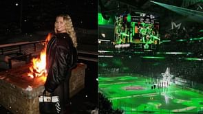 Wayne Gretzky's daughter Emma in attendance at Stars vs. Jets Game 6 at American Airlines Center