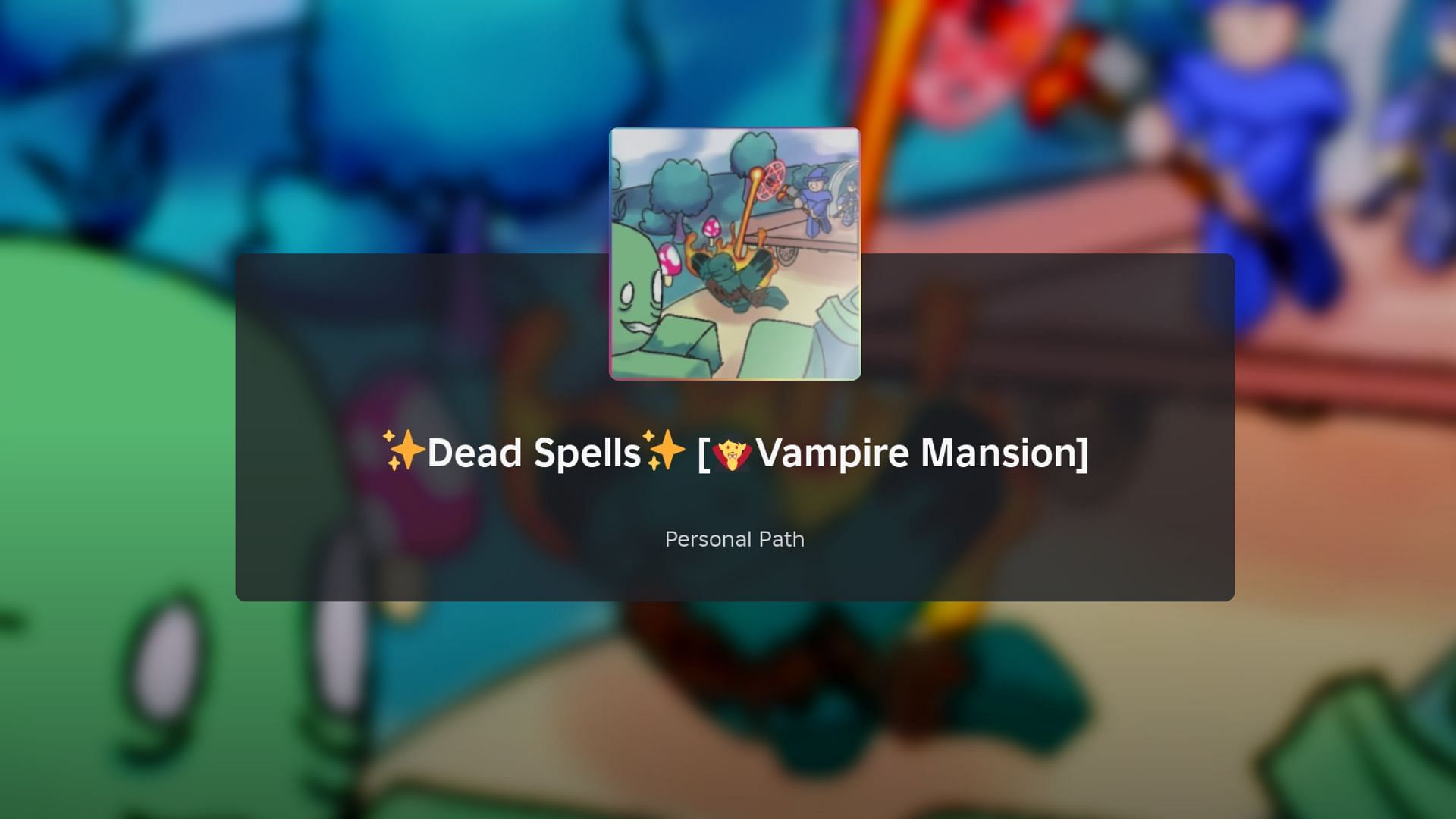 Dead Spells loading screen