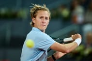 Korda in action at the Mutua Madrid Open - Day Six - Source: Getty