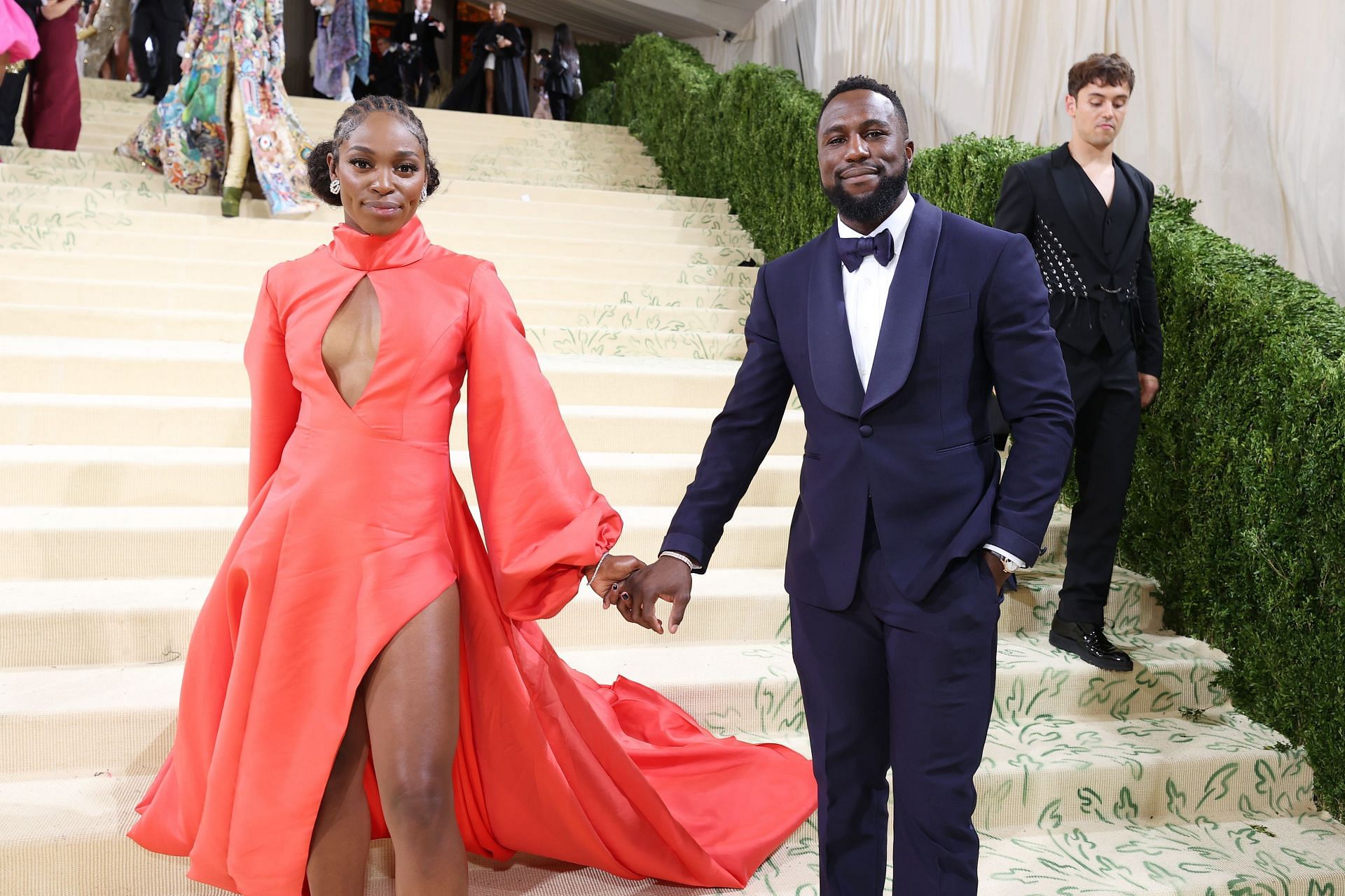 The 2021 Met Gala Celebrating In America: A Lexicon Of Fashion - Departures - Source: Getty