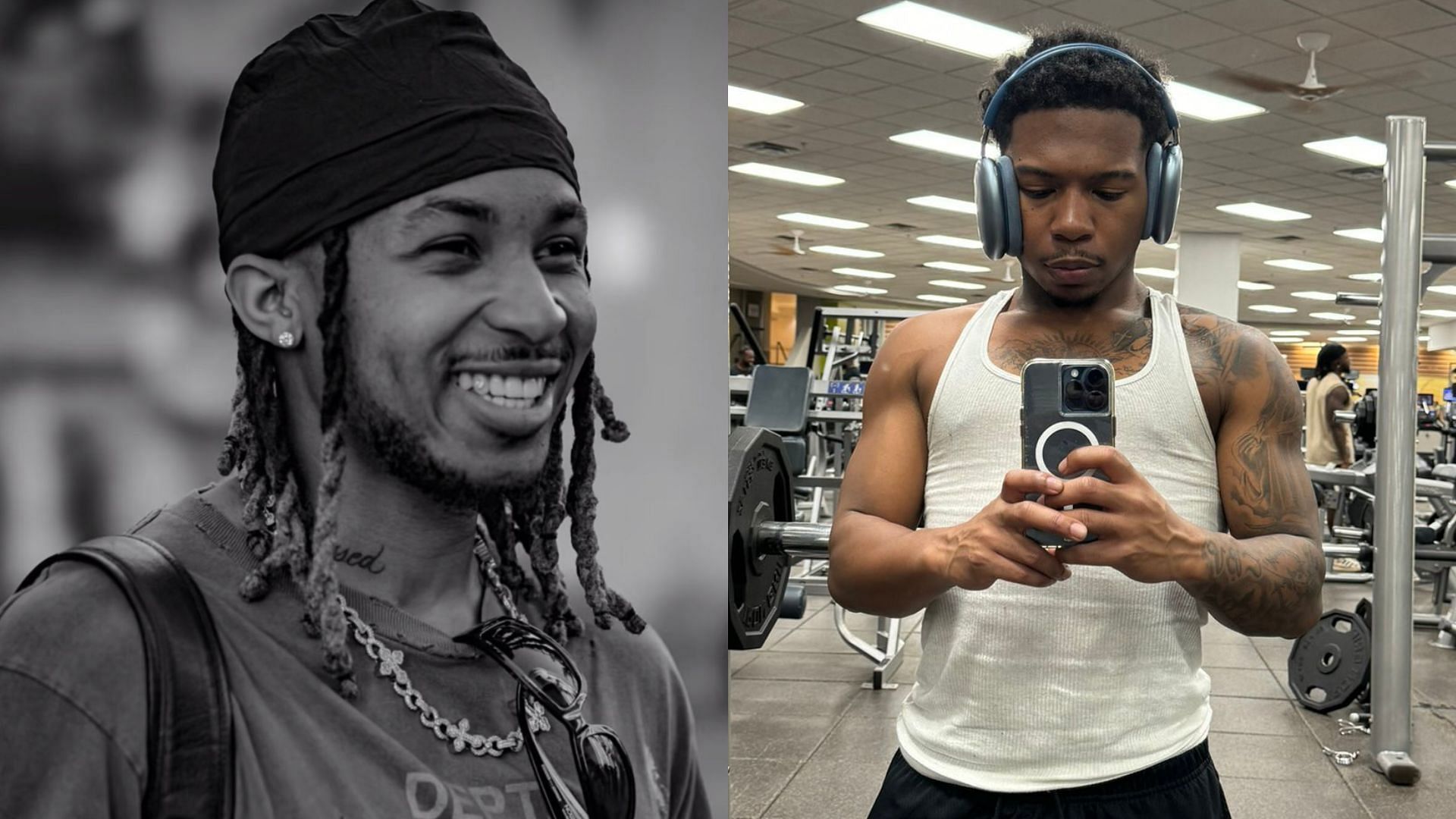 Deshae Frost makes accustaions against Halle Bailey (Images via @PontiacMadeDDG, @imDeshaefrost/X) 