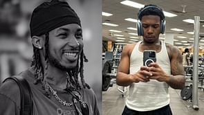 Deshae Frost locks himself in his room on Twitch stream after accusing Halle Bailey of smacking DDG amid abuse allegations