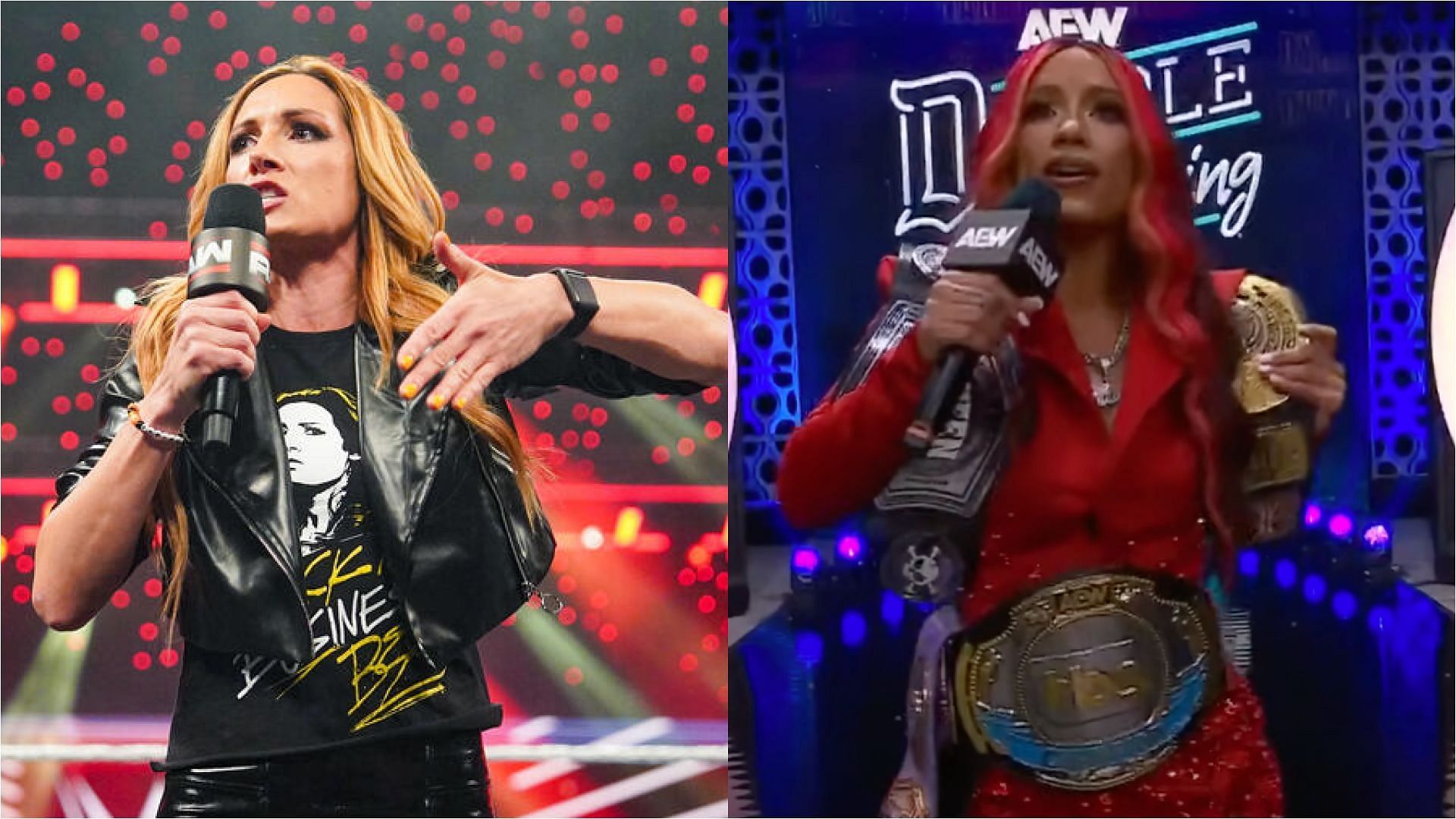 Becky Lynch and Mercedes Mone