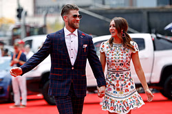 Bryce Harper's wife Kayla captures Trea Turner's spouse Kristen in her "awkwardness"
