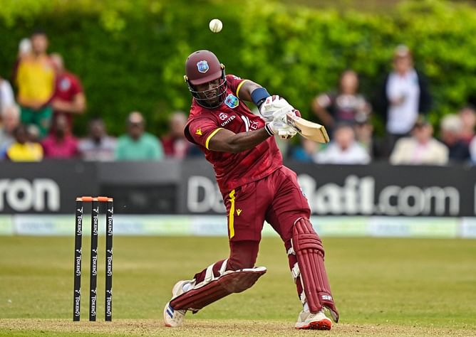 West Indies batter equals AB de Villiers' record for fastest 50 in IRE vs WI 2025 2nd ODI [Watch]