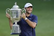 Scottie Scheffler at the 2025 PGA Championship - Source: Getty