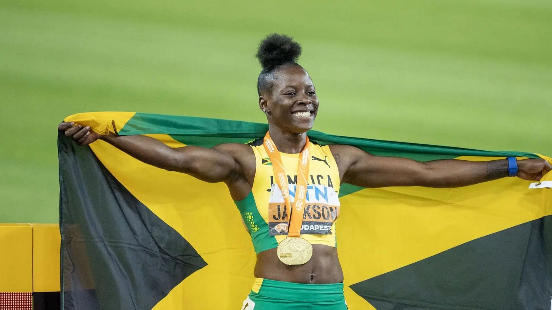 Shericka Jackson | Source: Getty Images