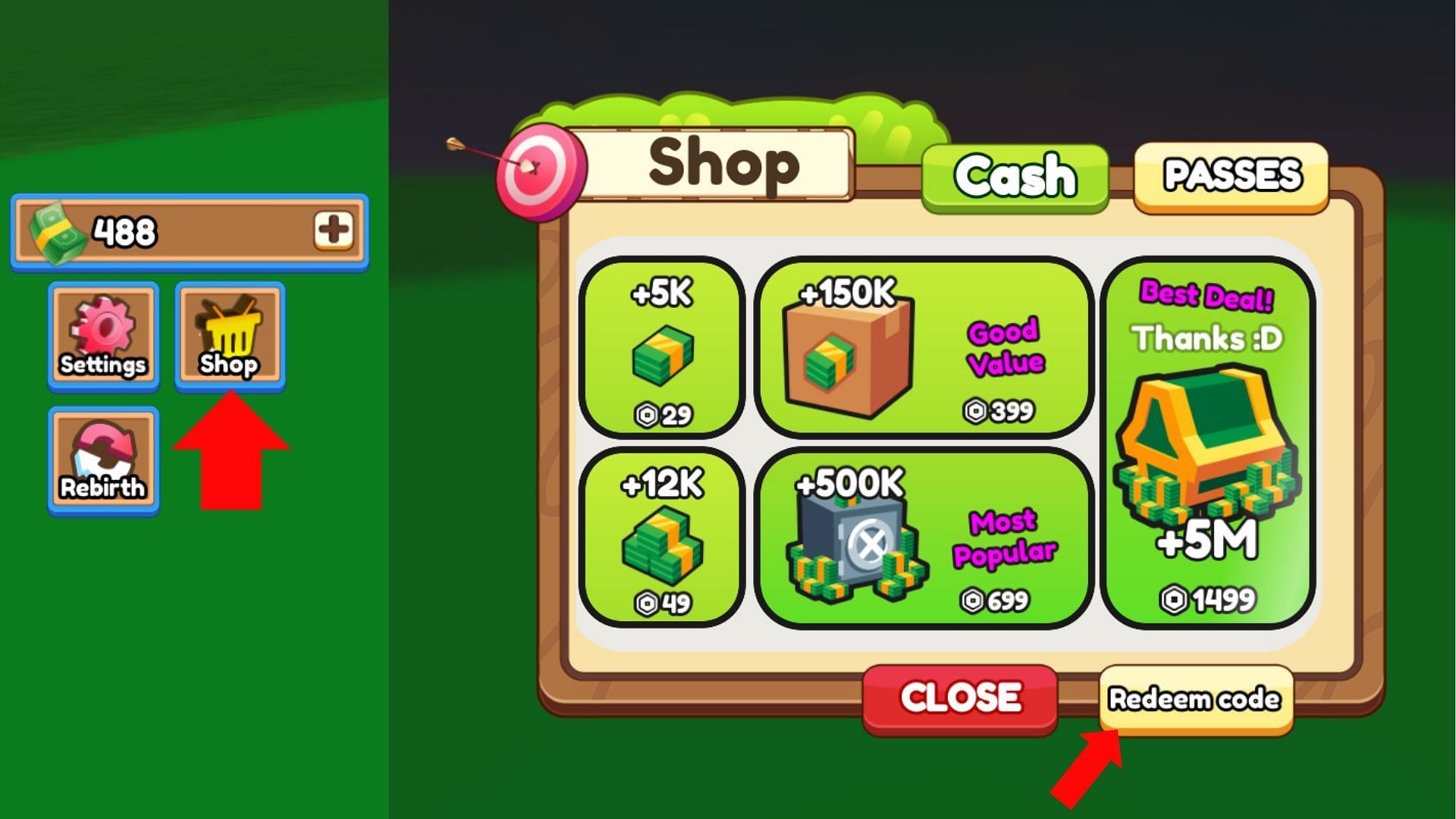 Here is a step-by-step guide on how to redeem codes (Image via Roblox)